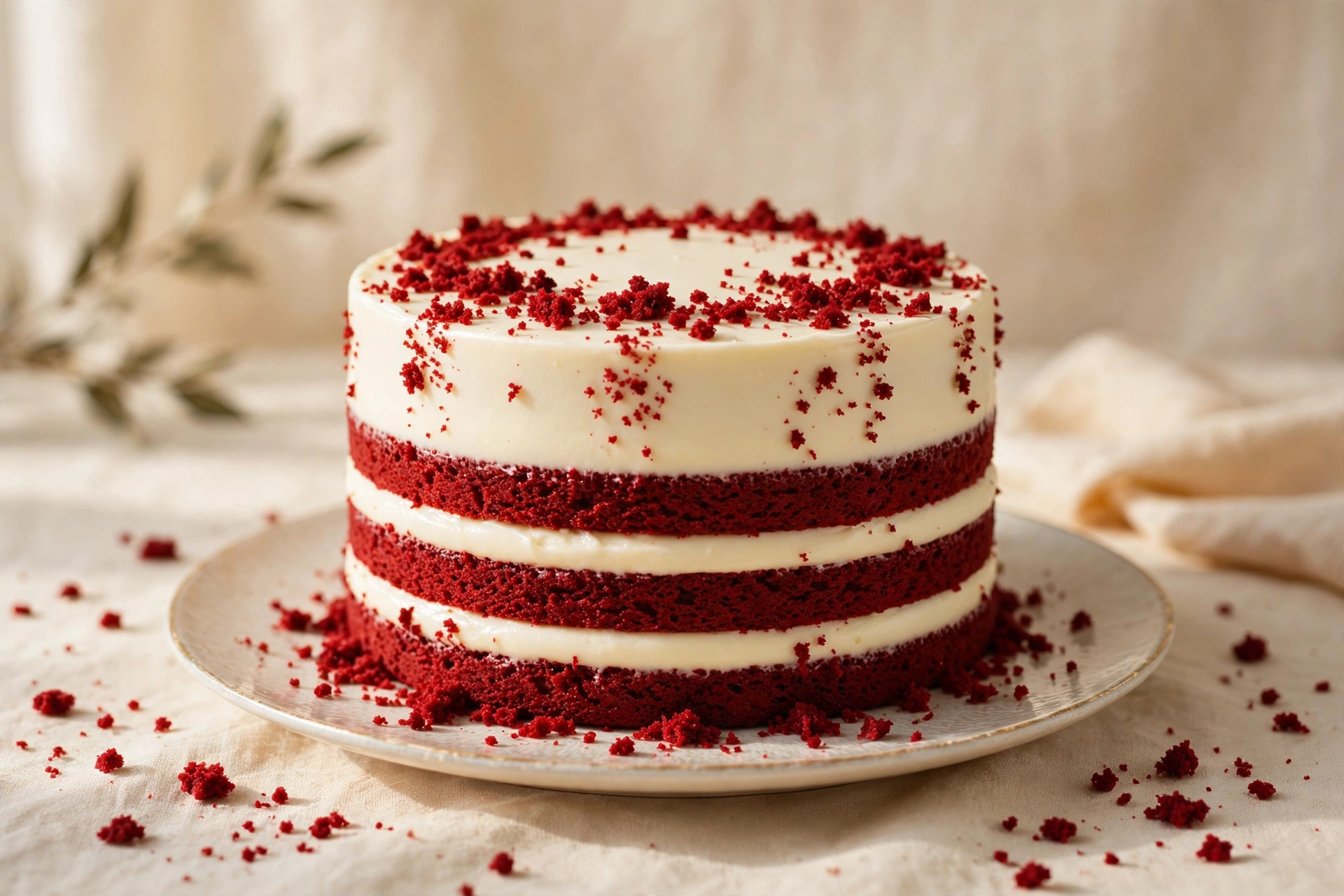 Red velvet heritage cake