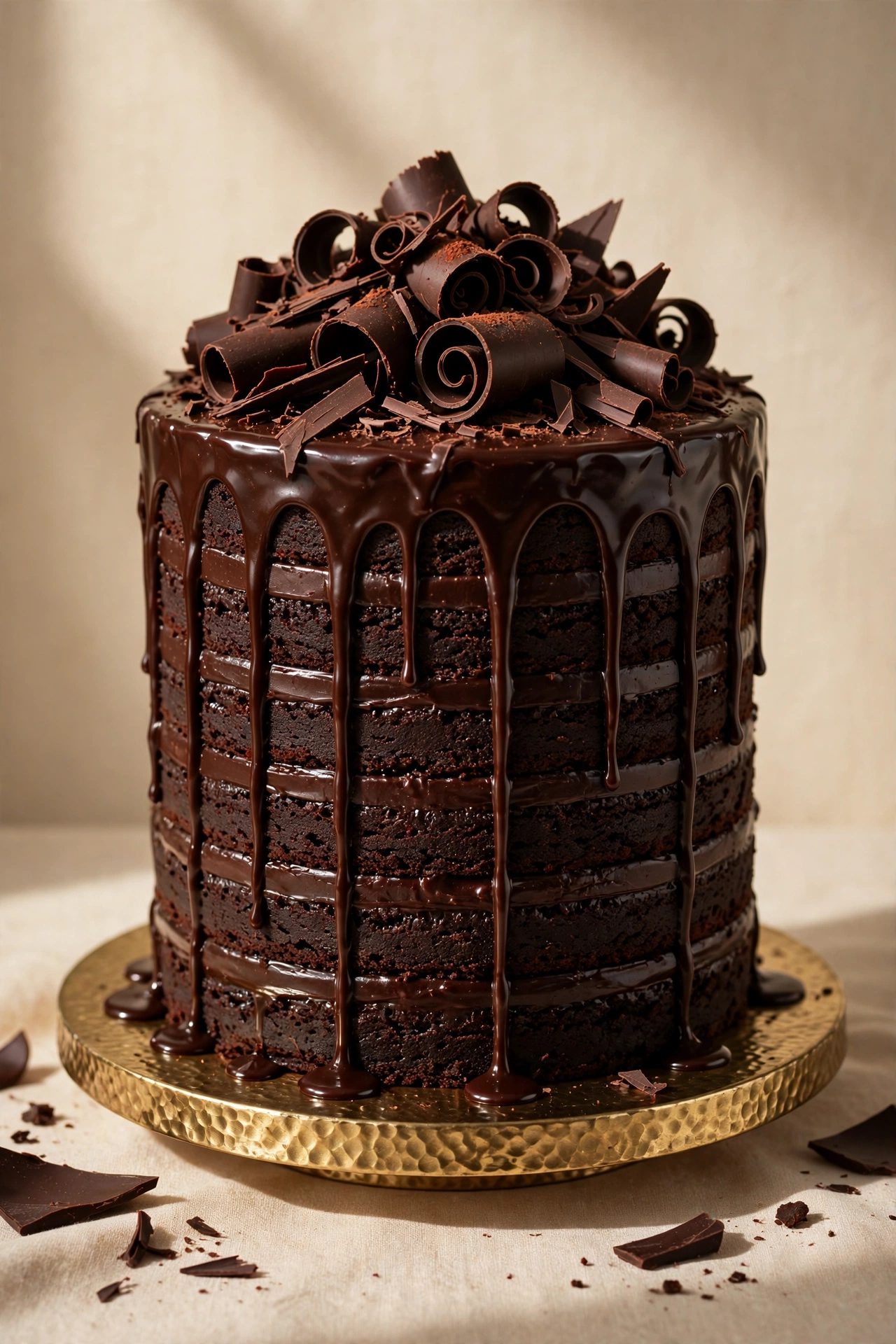 Chocolate obsession tall cake